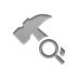 technical,hammer,zoom icon