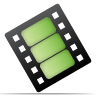 clip, film, movie icon