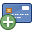 card,front,add,pay,payment,plus,check out,credit card icon