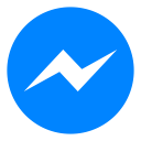bolt, chat, facebook, message, messenger, social, text svg vector icon