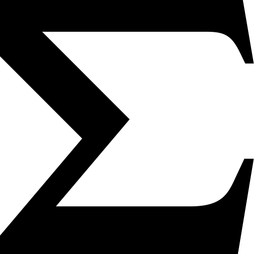 Sigma svg vector icon