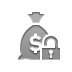 money,bag,dollar,lock,open icon