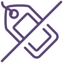 discount, no, not allowed, sale, shopping, sign, tag svg vector icon