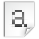 font,bitmap icon