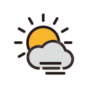 clouds, fog, foggy, weather svg vector icon