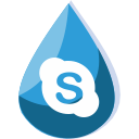 skype svg vector icon