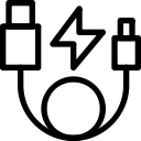 iphone 7, lightning, usb svg vector icon