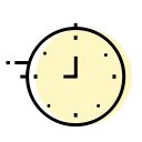 clock, decoration, interior, time svg vector icon