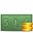 coins, dollar, funding, investment, money icon