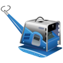 compactor, soil icon