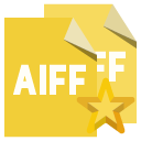 file,format,aiff,star icon