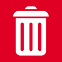 bin, full, recycle icon