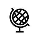 earth, globe, location, map, world, world globe svg vector icon