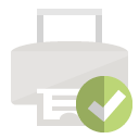 print,checkmark icon