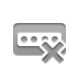 password,cross icon