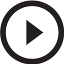 circle, play svg vector icon