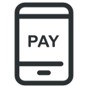 mobile, online, pay, payment, shopping svg vector icon