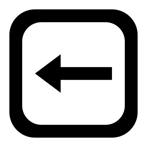 Left svg vector icon
