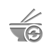 chopsticks,bowl,refresh icon