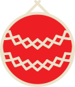 ball, christmas, decoration, xmas svg vector icon