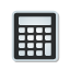 calculator, sticker icon