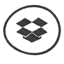 dropbox, google, media, social svg vector icon