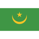 ensign, flag, mauritania, nation svg vector icon