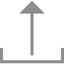 arrow, login, upload svg vector icon