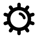 sun, weather svg vector icon