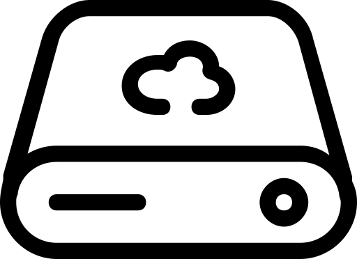 Skydrive svg vector icon