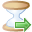 go, hourglass icon