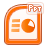 document, file, powerpoint, ppt icon