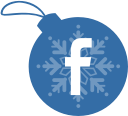 ball, christmas, facebook svg vector icon