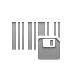 barcode,diskette icon