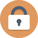lock, locked, secure svg vector icon