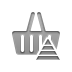 shopping,basket,pyramid icon