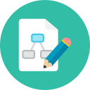map, mind, paper svg vector icon
