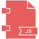 document, extension, file, js, type svg vector icon