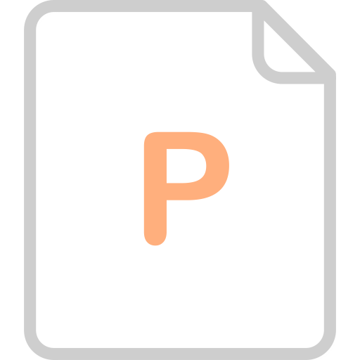 Ppt File svg vector icon