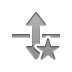 flip,vertical,star icon