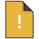 documents, error, exclamation, file, mark, page, warning svg vector icon