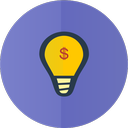 bulb, idea icon
