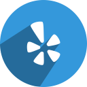 , media, network, social, yelp svg vector icon