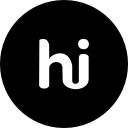 hi, media, social, website svg vector icon