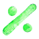 bank, percent, sale icon