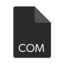com, extension, file, format svg vector icon