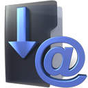 download, email, folder, inbox icon