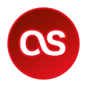 circle, gradient, gradient , , last.fm, social media svg vector icon