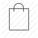bag, gift bag, paper bag, paperbag, shop, shopping, shopping bag icon