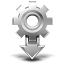 download,manager,descending,fall,decrease,down,descend icon